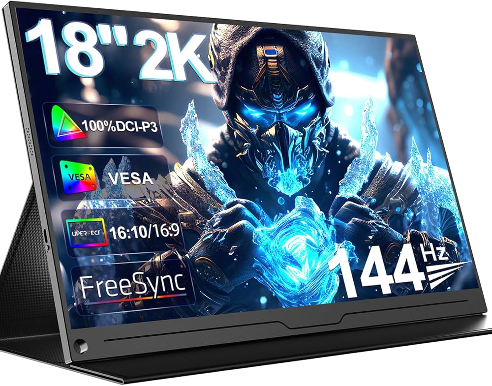 Amazon.co.jp: UPERFECT Gaming Monitor 18 Inch 144Hz Portable