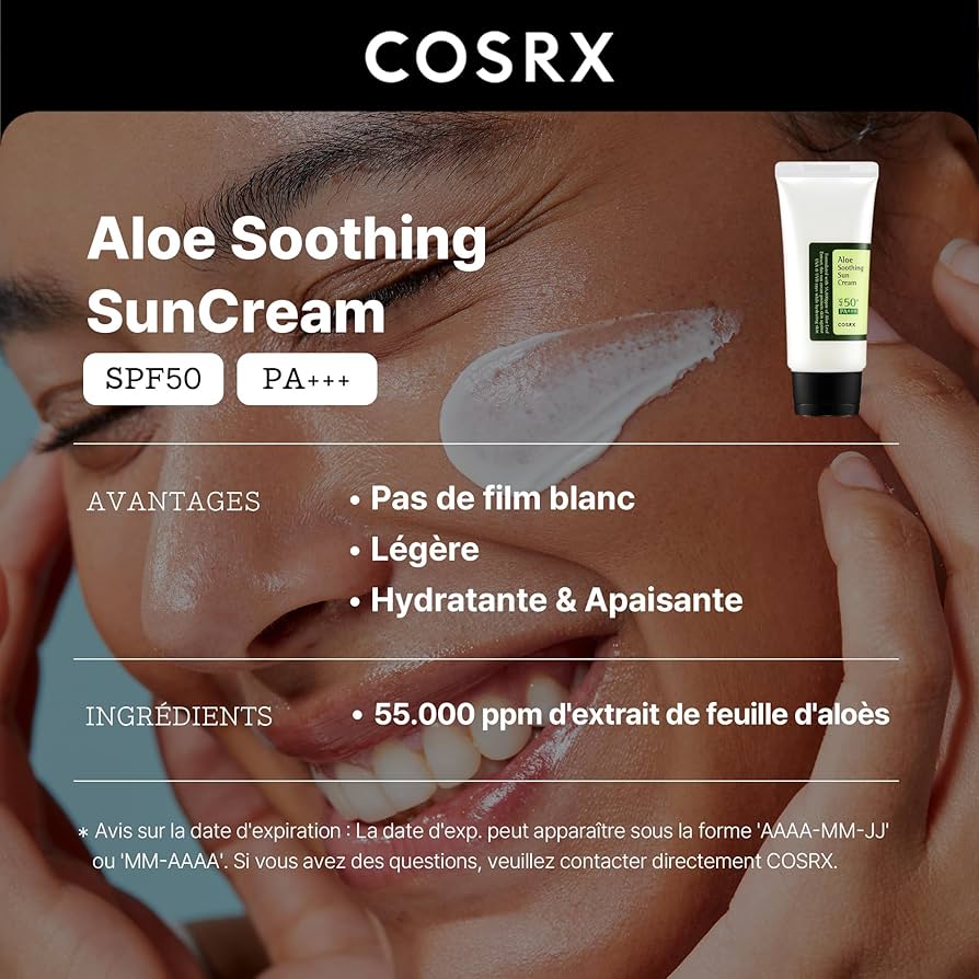 Amazon.co.jp: COSRX アロエ スージング サンクリーム SPF50+ PA+++