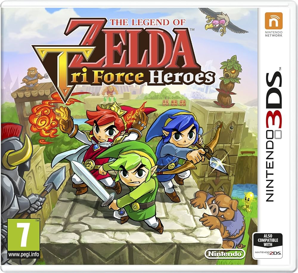 Amazon.com: The Legend Of Zelda Tri Force Heroes (Nintendo 3DS) by