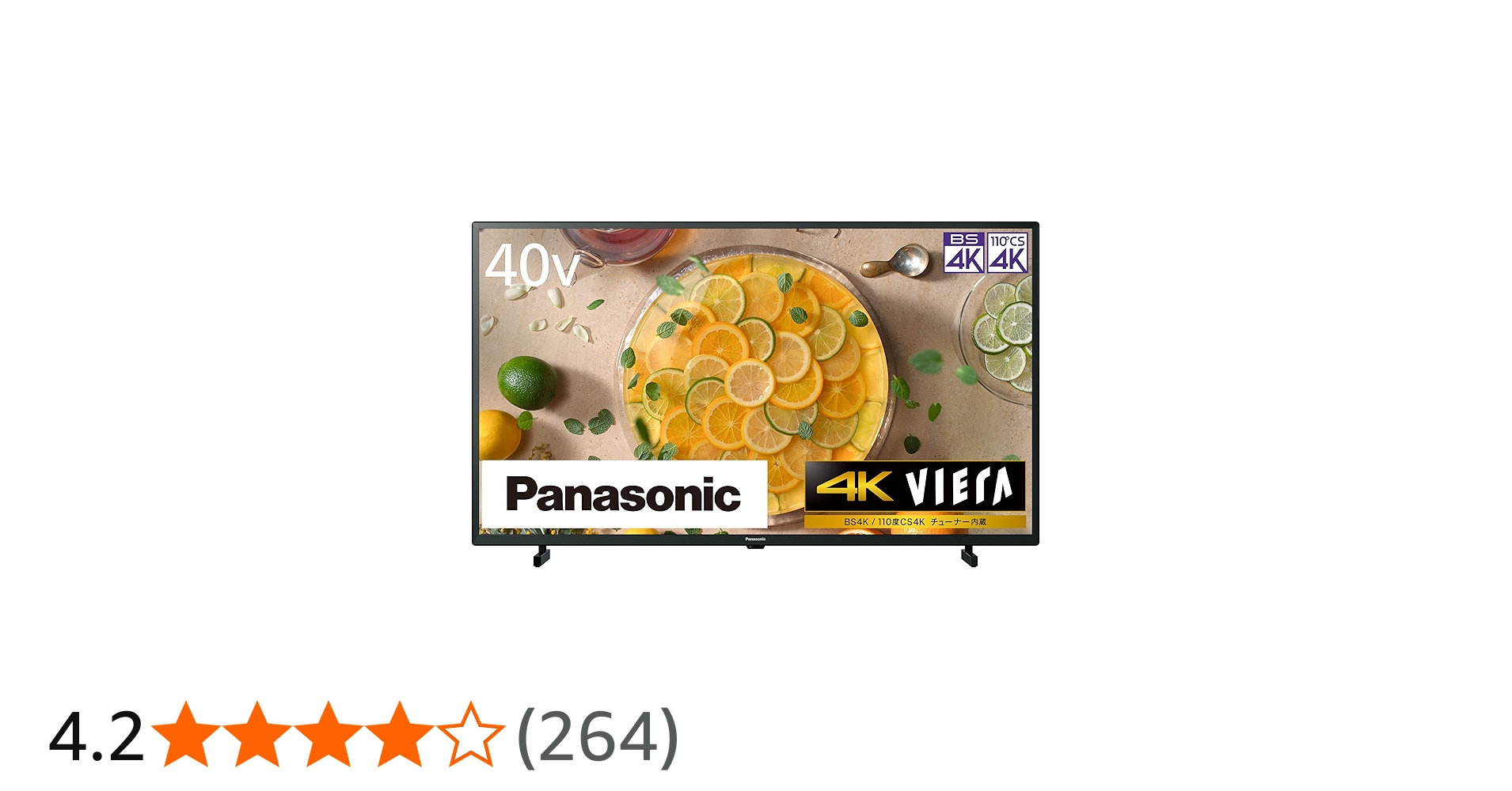 Amazon.co.jp: Panasonic TH-40JX750 VIERA 4K Smart TV with Built-in