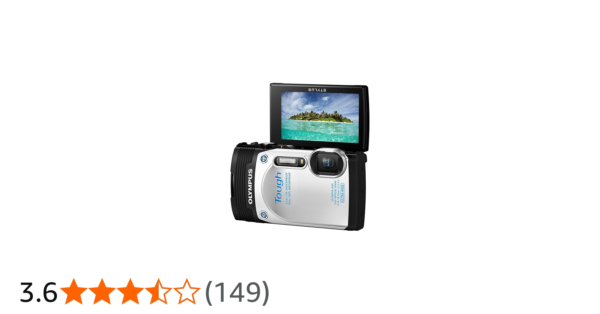 Amazon | OLYMPUS デジタルカメラ STYLUS TG-850 Tough ホワイト