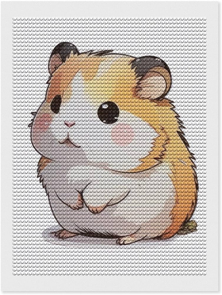 Amazon | ハムスター おもしろ 動物柄 可愛い ダイヤモンドアート
