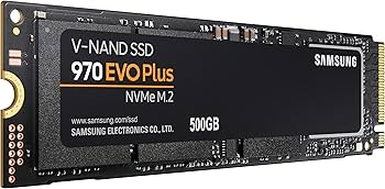Samsung 970 EVO Plus NVMe M.2, 500 GB SSD, 3.500 MB/sn Okuma