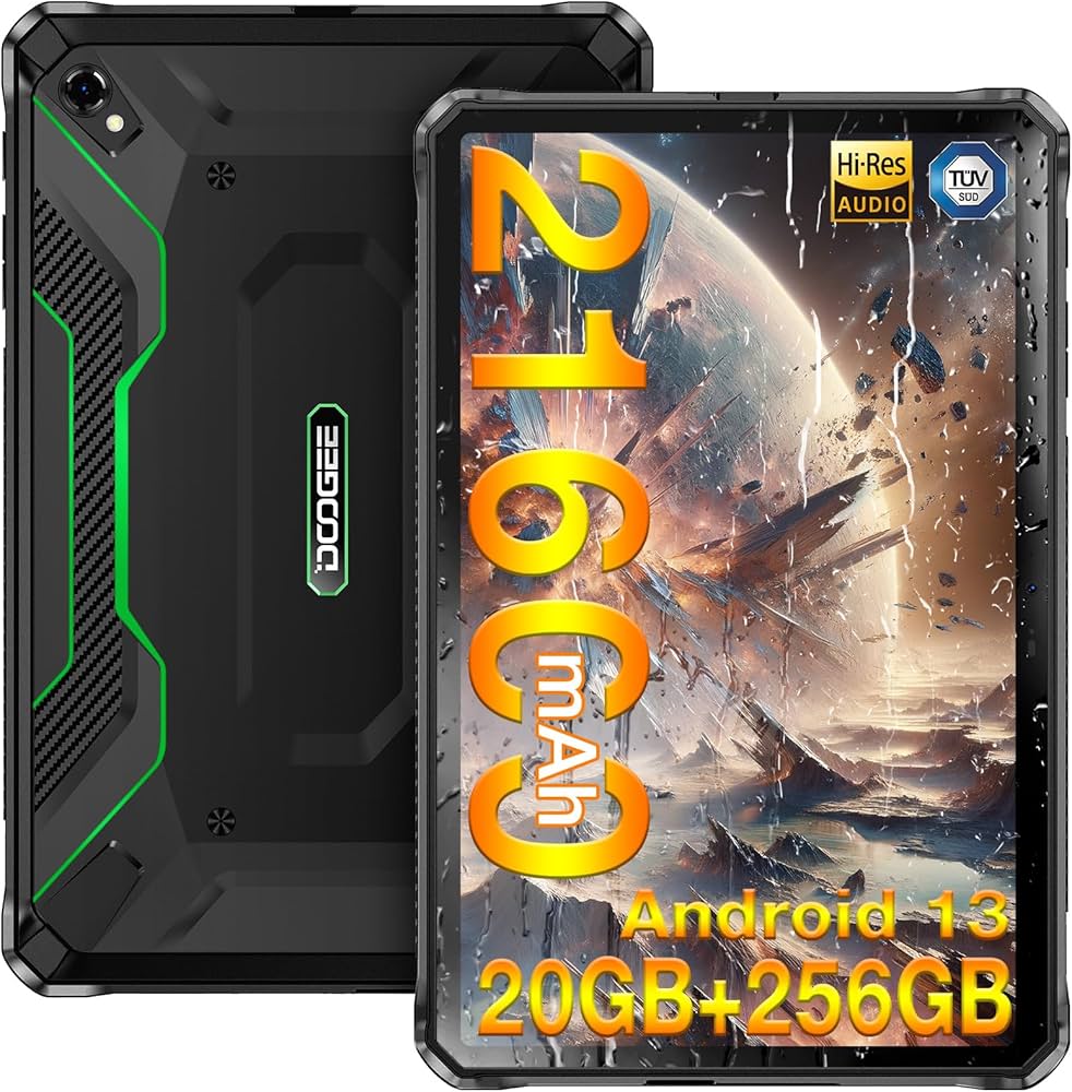 Amazon.co.jp: DOOGEE R10 防水 タブレットAndroid 13、頑丈な