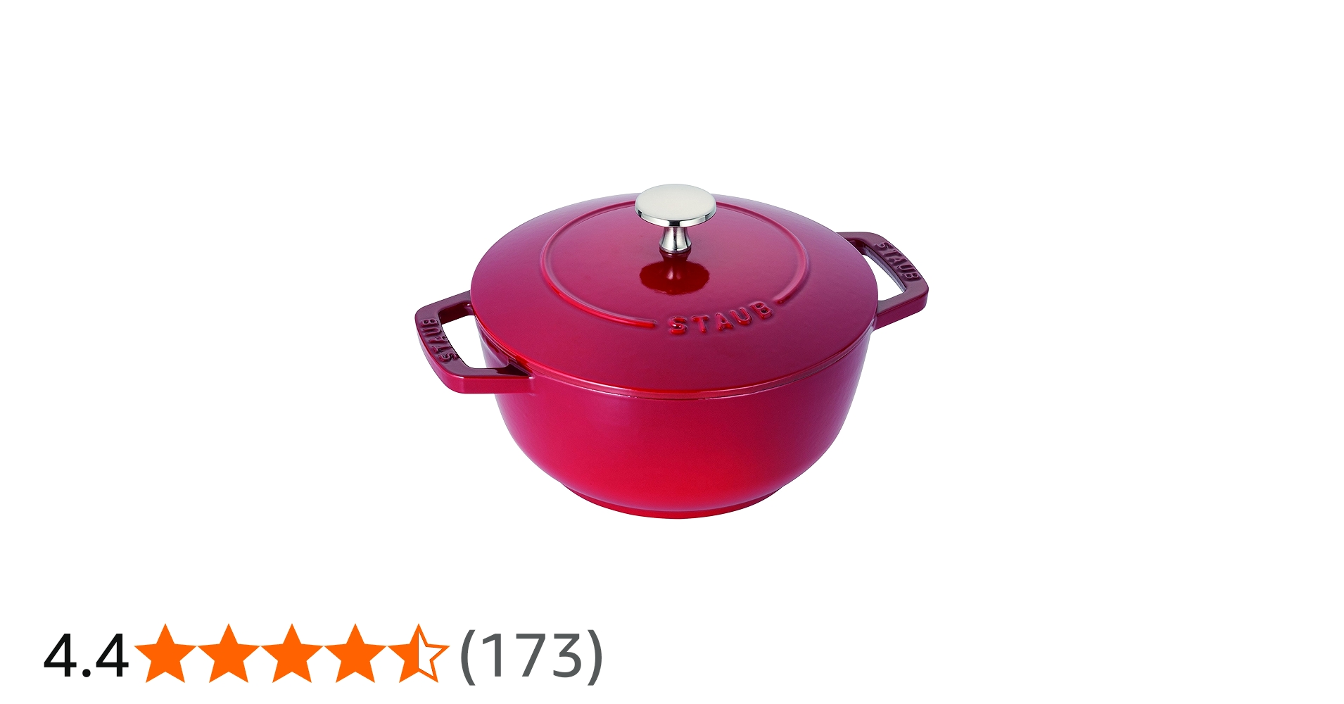 Amazon.co.jp: ストウブ(Staub) 「 ワナベ チェリー M 18cm 」 両手