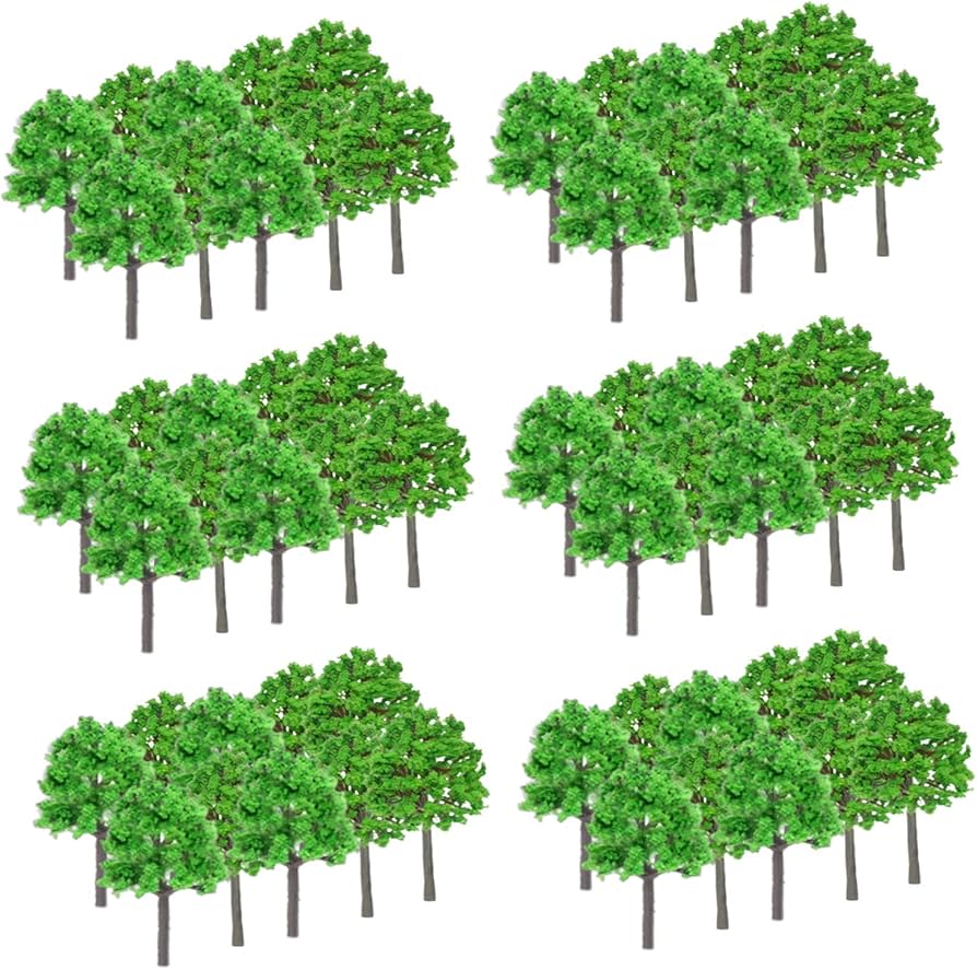 Amazon | heizi ジオラマ 木 60本セット HOゲージ Nゲージ 風景 樹木