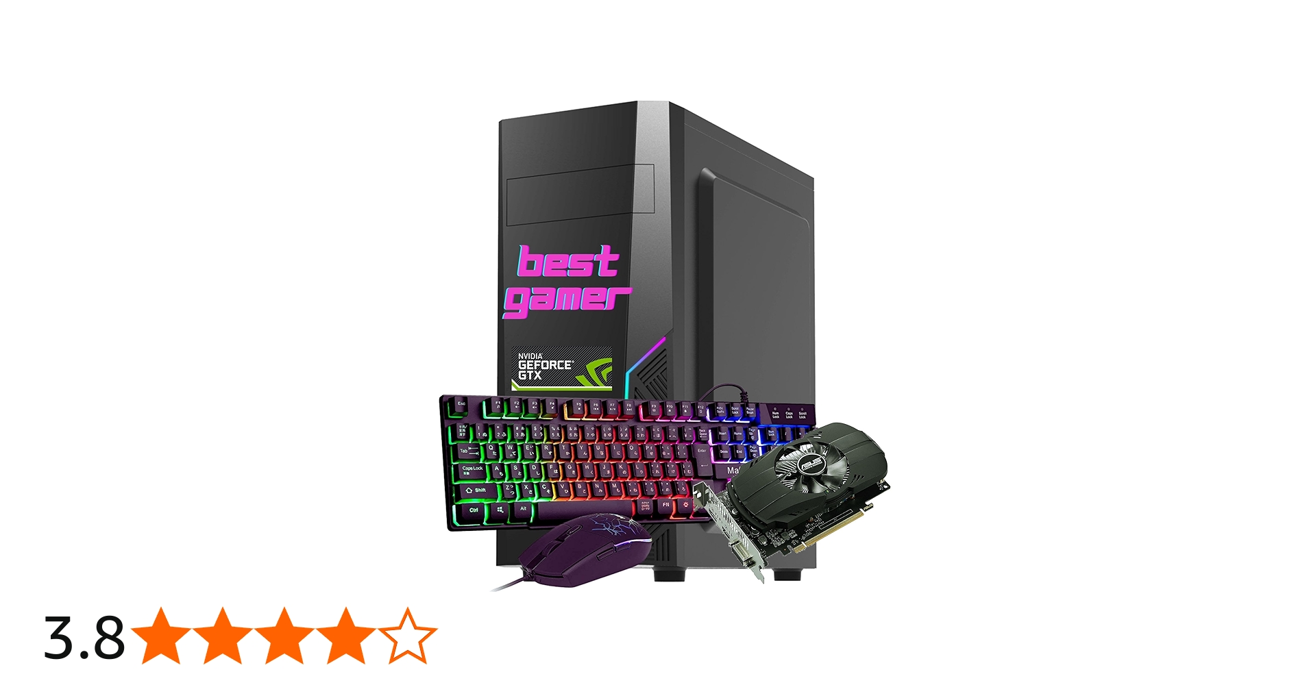 Amazon.co.jp: 【整備済み品】WaffleMK ゲーミングPC デスクトップ