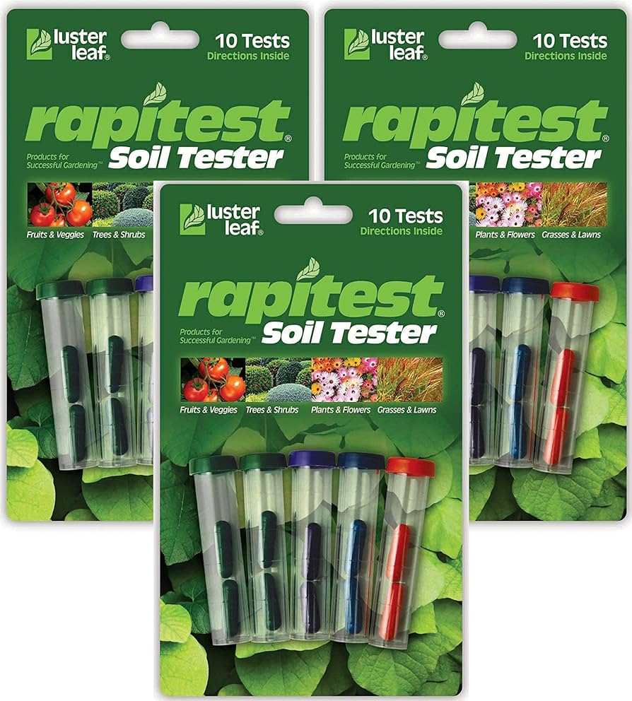 Amazon.com: Luster Leaf Pack of 3 Rapitest Soil Testers : Patio