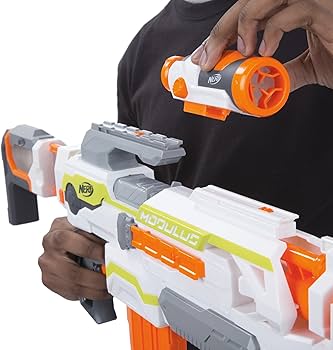 Amazon.com: NERF Modulus ECS Motorized Blaster, Removable Scope