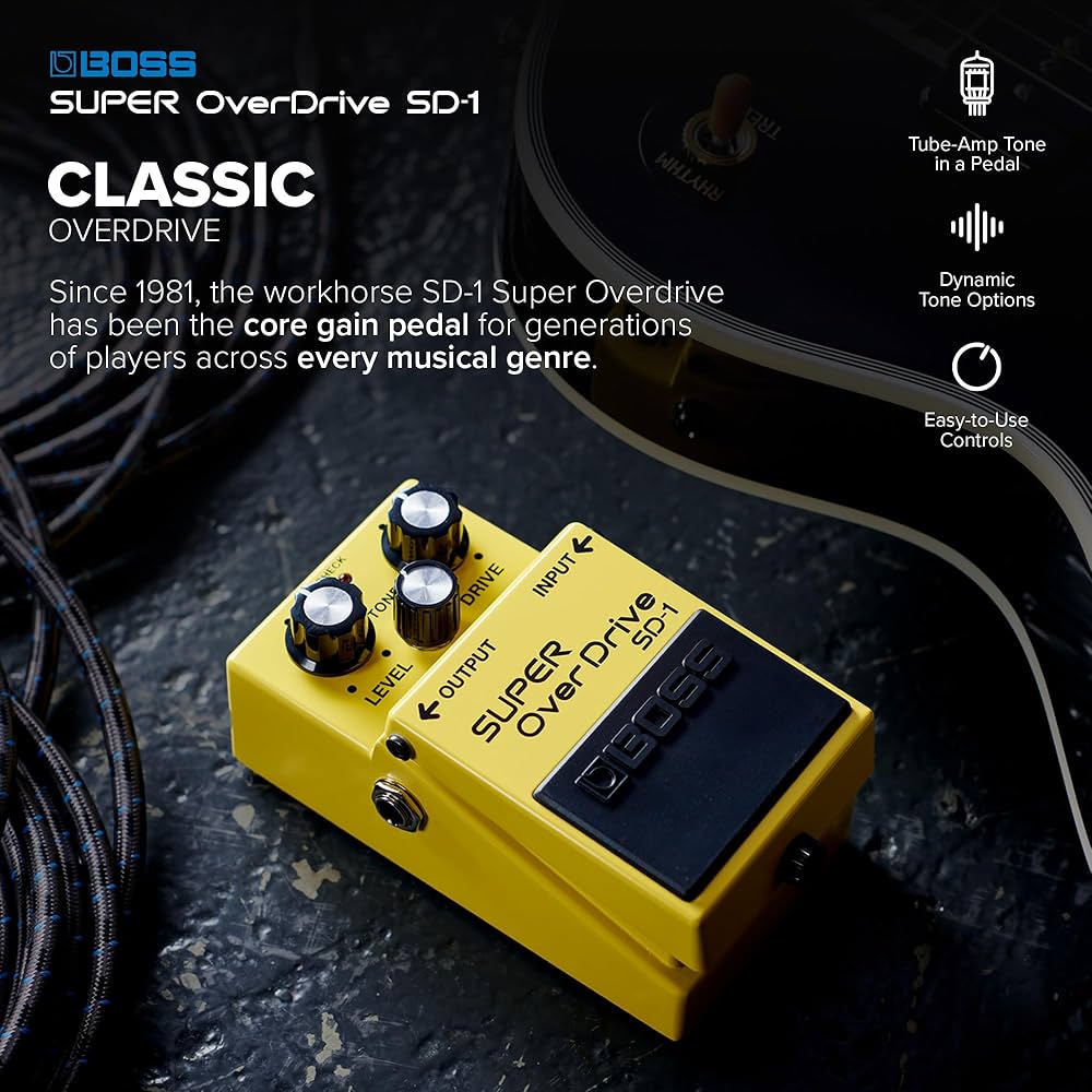 Boss SD-1 Süper Overdrive, Elektrikli Gitar İçin Efekt Cihazı