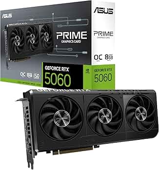 Amazon | ASUS Prime GeForce RTX 5060 8GB GDDR7 OC Edition