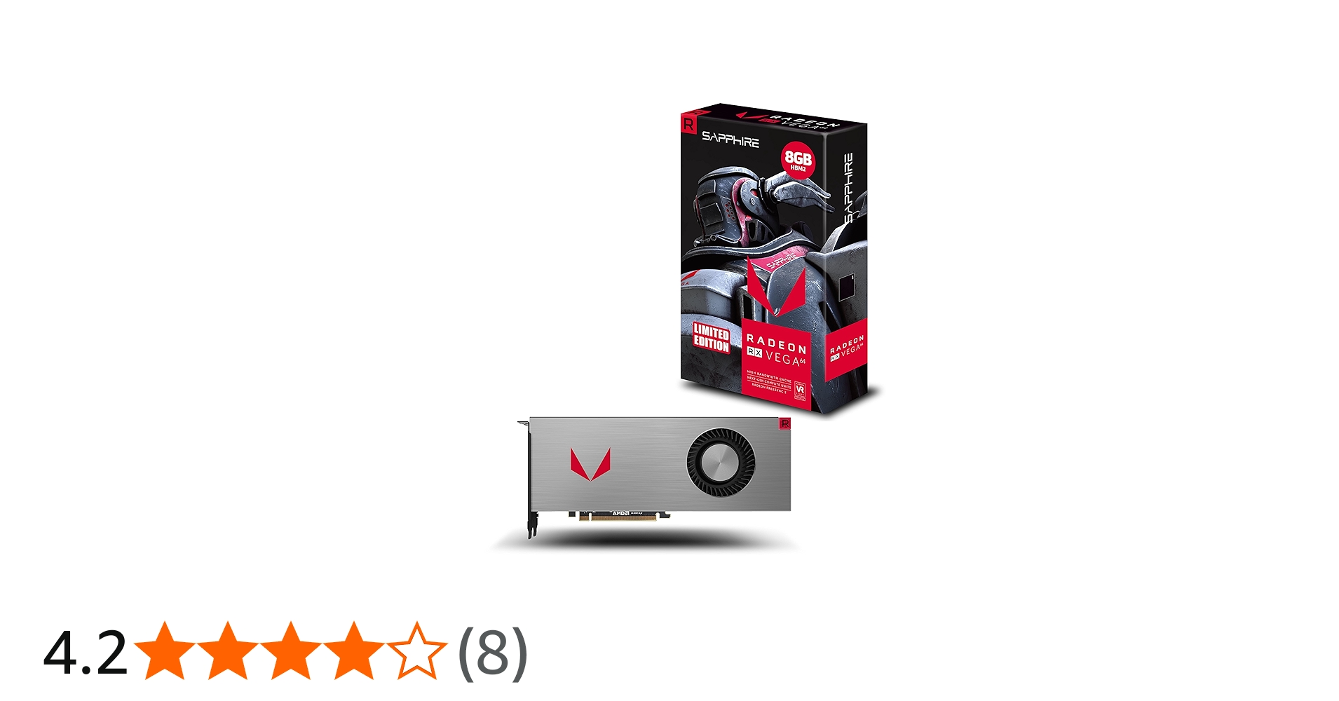 Amazon | Sapphire Radeon RX Vega 64 8GB HBM2 HDMI / Triple DP 限定