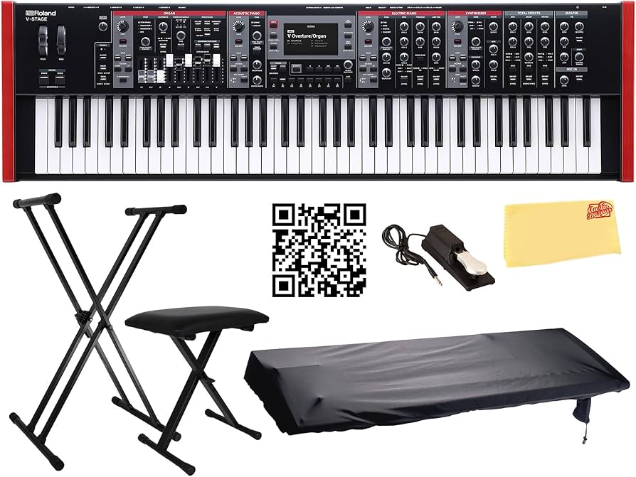 Amazon.com: Roland V-STAGE 76 Performance Keyboard Bundle with