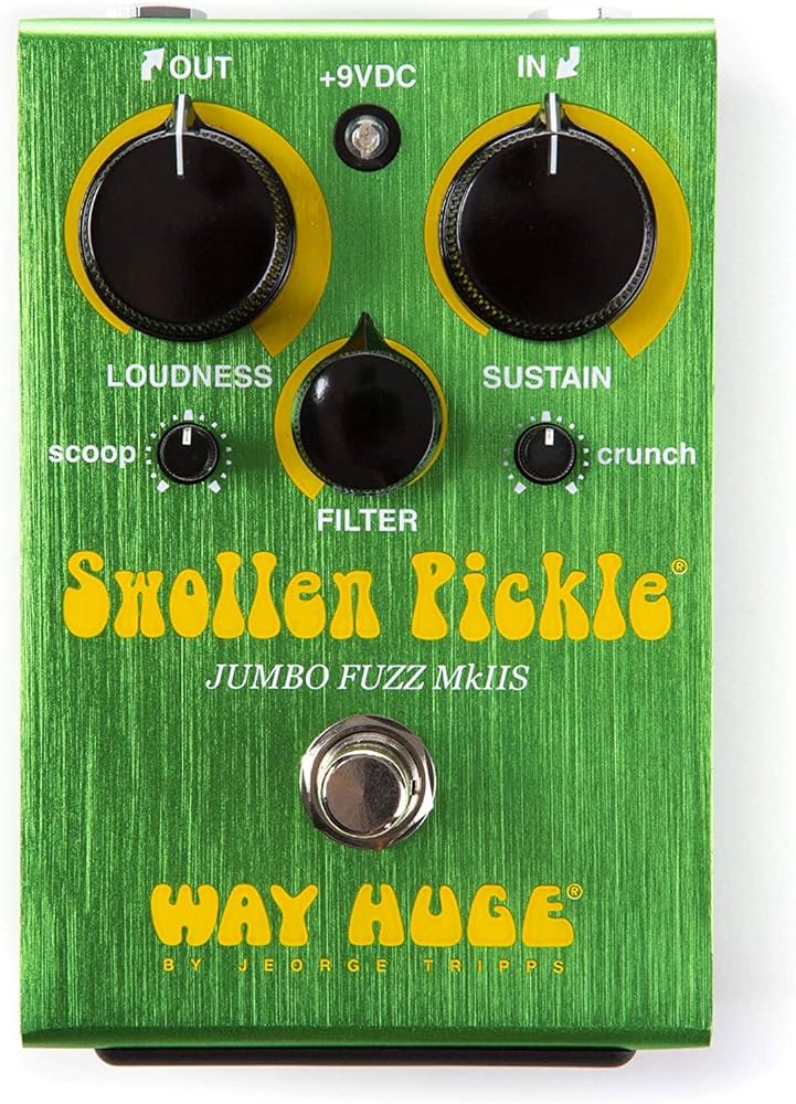 Amazon.com: Way Huge Swollen Pickle MKII Guitar Effects Pedal w/(2
