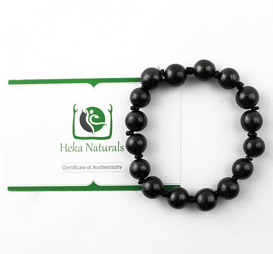 Amazon.co.jp: Heka Naturals シュンガイトブレスレット- 保証された