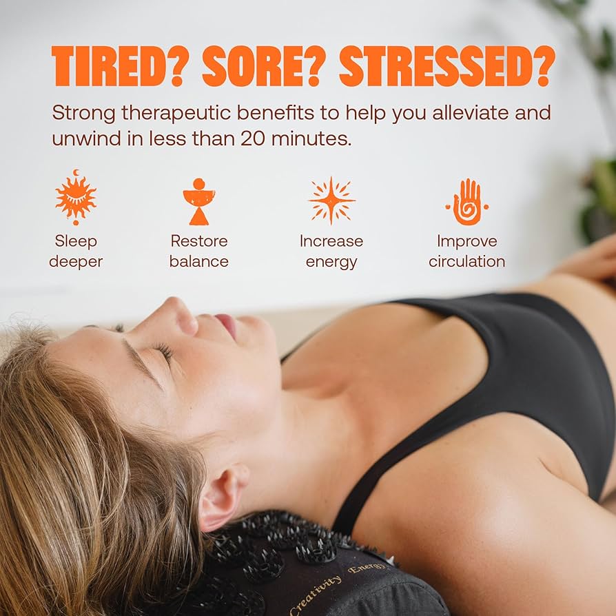 Amazon | Shakti Acupressure Neck Pillow (Level 2, Shakti Black