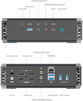 MINISFORUM EliteMini HX90 Mini PC AMD Ryzen 9 5900HX Desktop