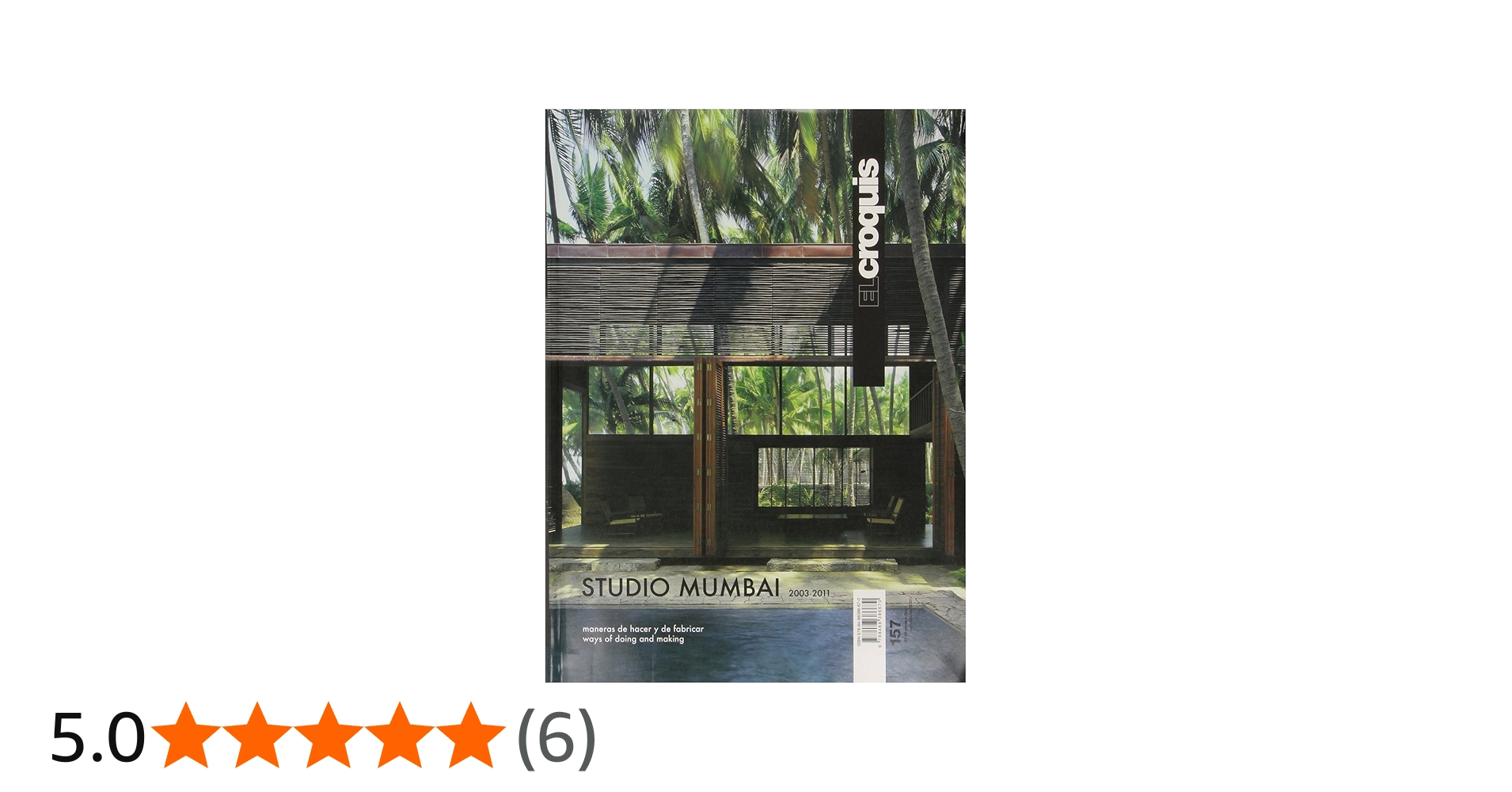 Buy El Croquis 157 - Studio Mumbai Book Online at Low Prices in