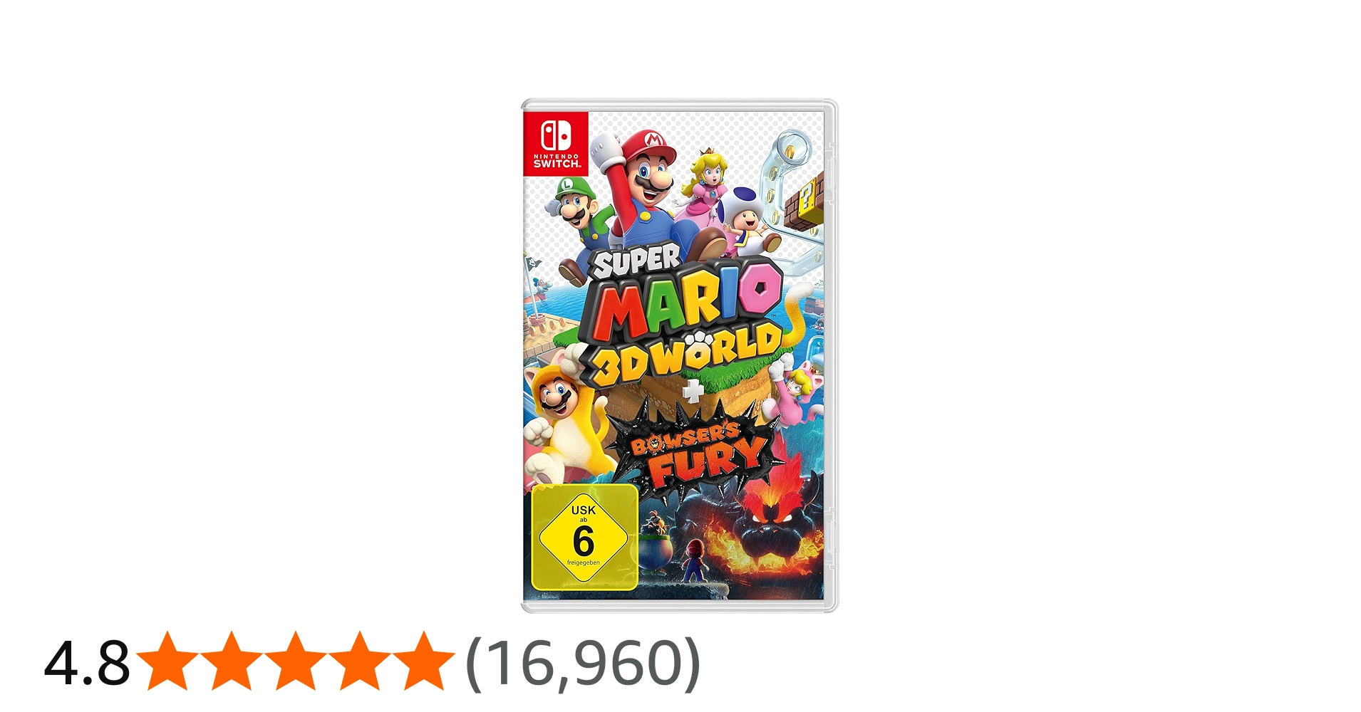 Amazon.co.jp: Super Mario 3D World + Bowser's Fury. Fuer Nintendo