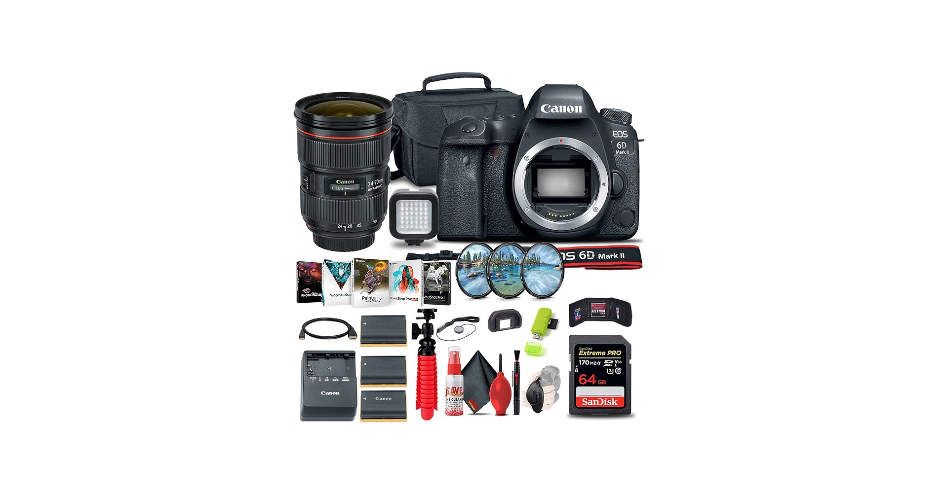 Amazon.com : Canon EOS 6D Mark II DSLR Camera (Body Only