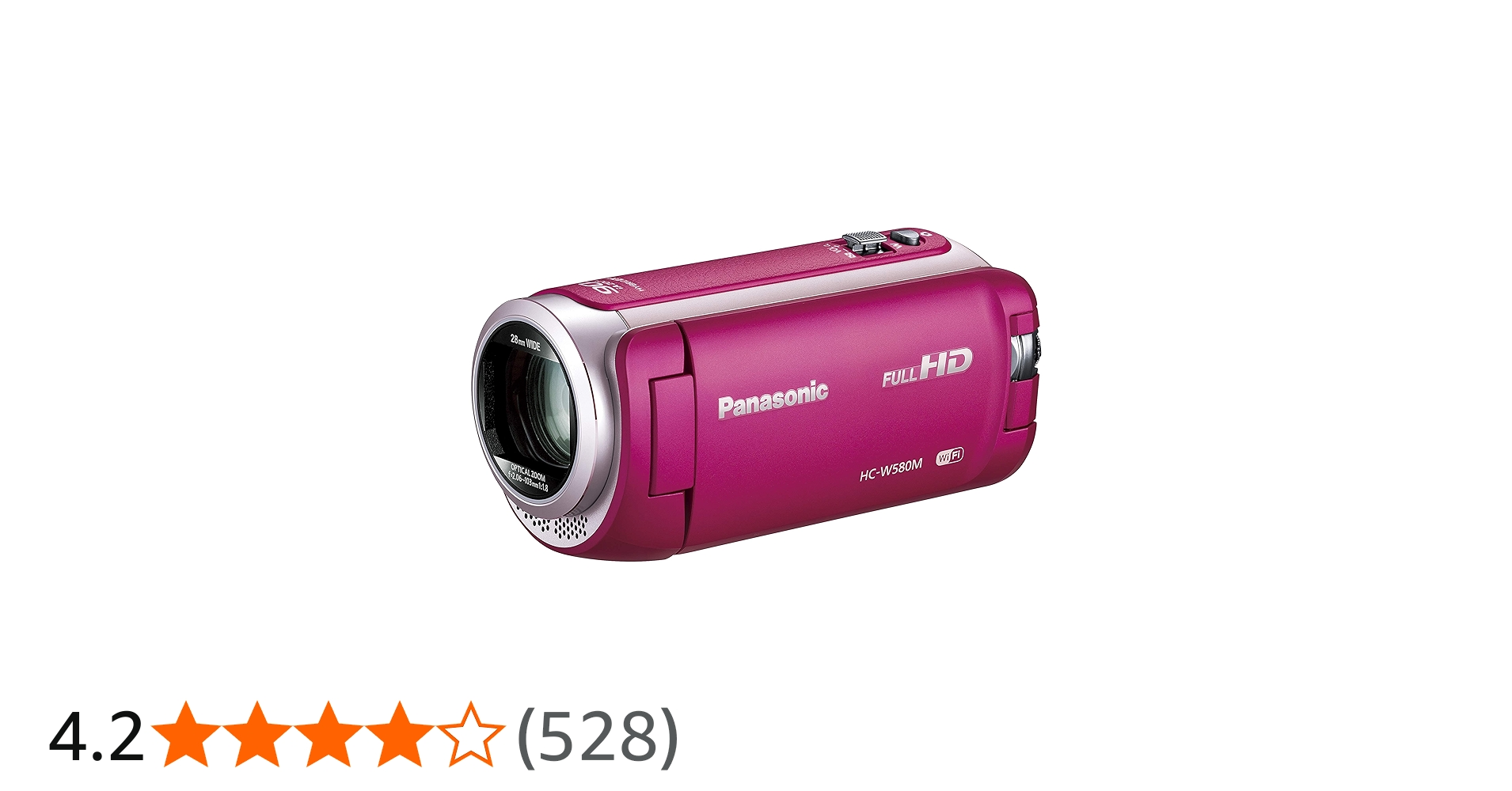 Amazon | パナソニック HDビデオカメラ W580M 32GB サブカメラ搭載 高