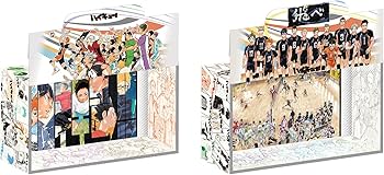 Amazon.co.jp: ハイキュー 全巻収納box 2種セット しおり付き : 文房具