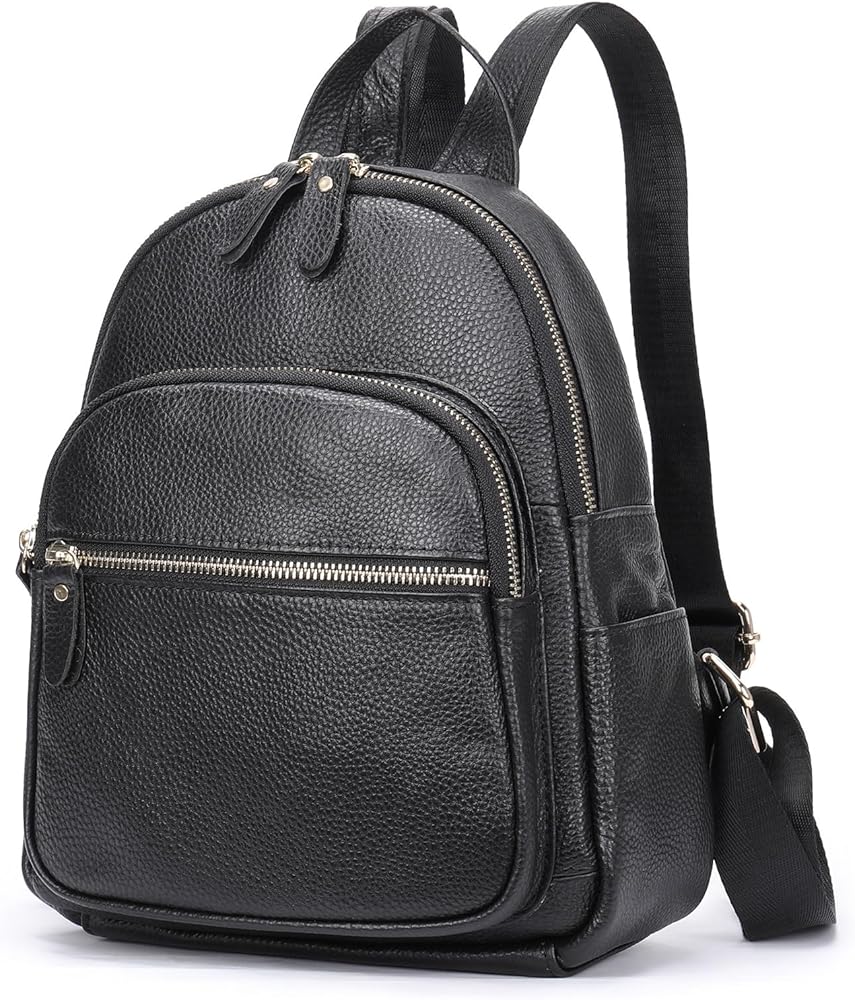 Amazon.com: Segater Mini Genuine Leather Backpack for Women Soft