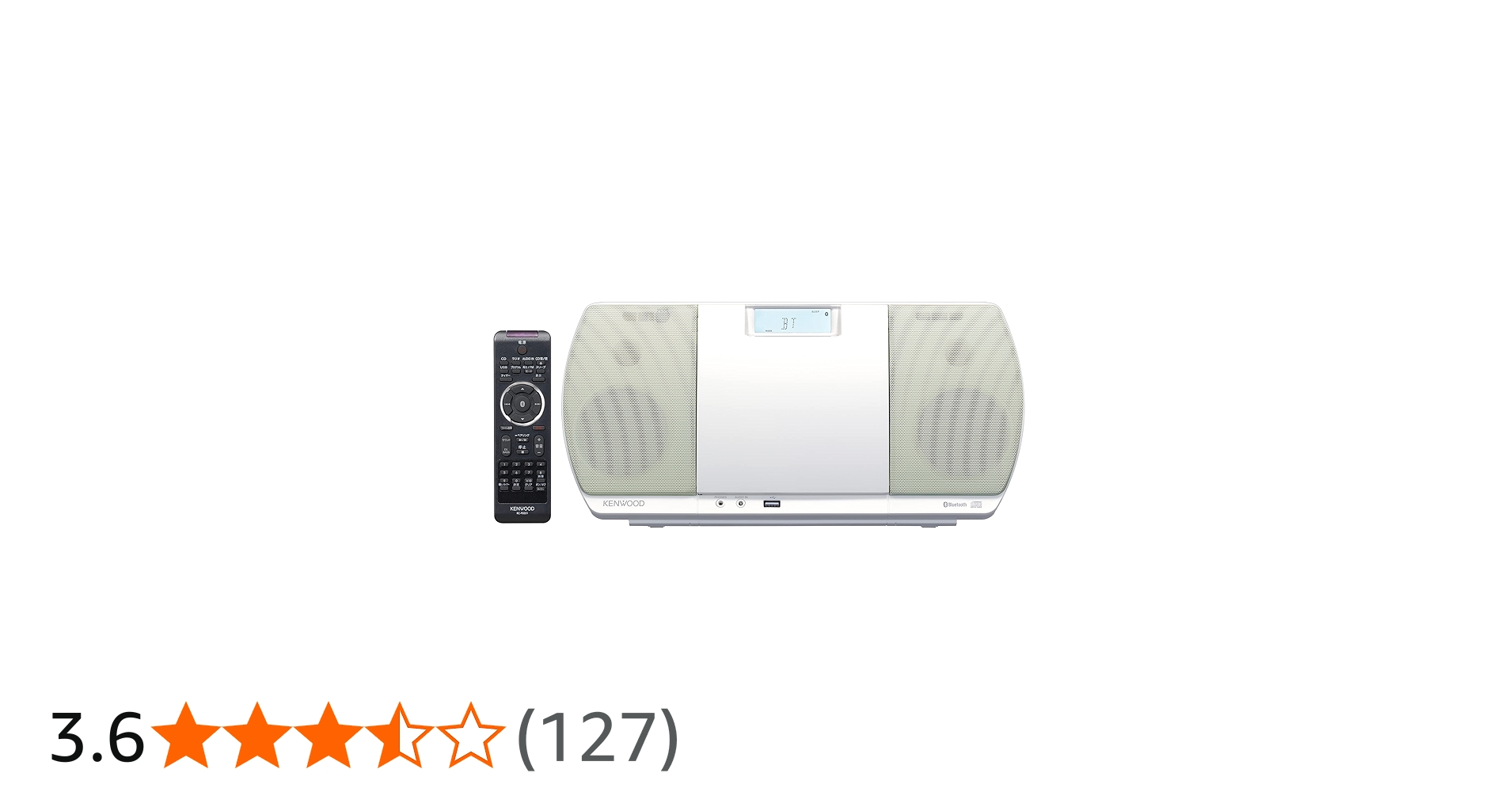 Amazon.co.jp: ケンウッド コンポ Bluetooth対応 CR-D3-W [ホワイト