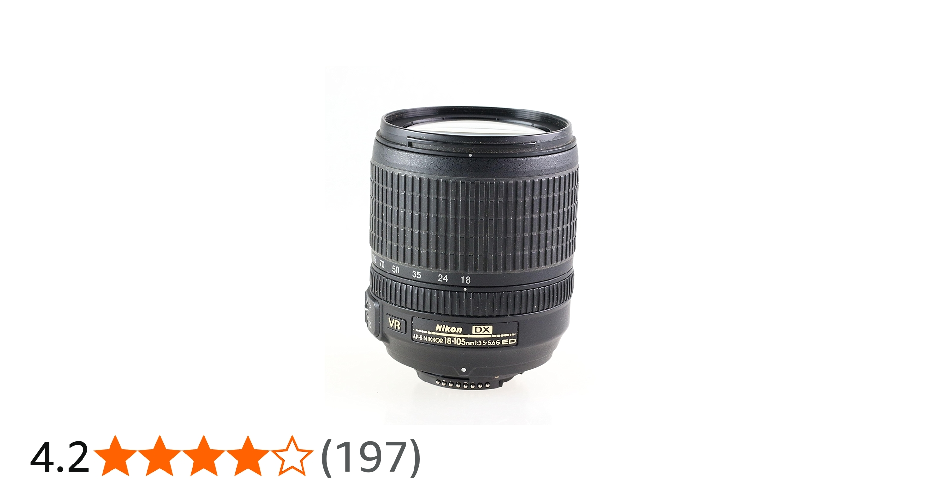 ニコン Nikon AF-S DX 18-105mm❤手振れ補正付❤中望遠レンズ Amazon