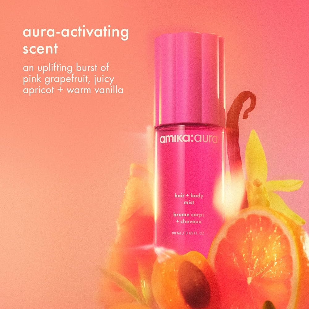 Amazon.com: amika: aura hair and body mist | pink grapefruit