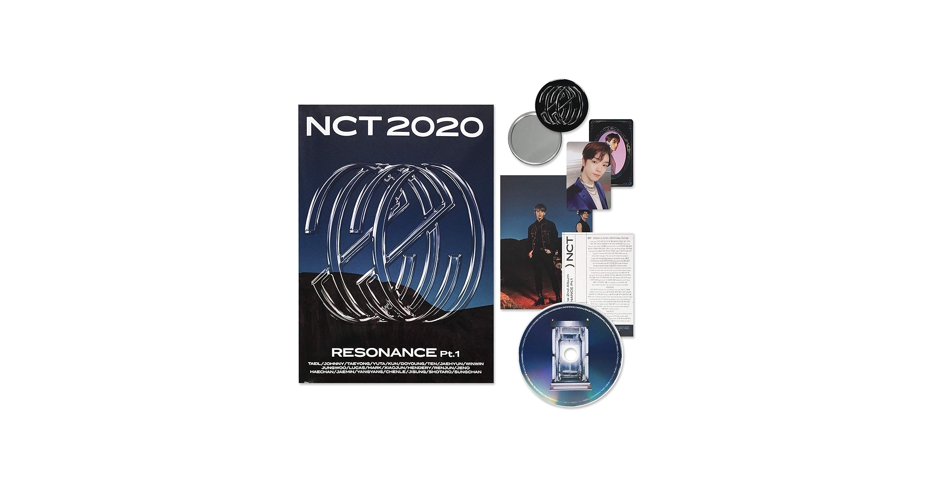 NCT 2020 Album - RESONANCE Pt.1 [ THE PAST ver. ] CD + Photobook +