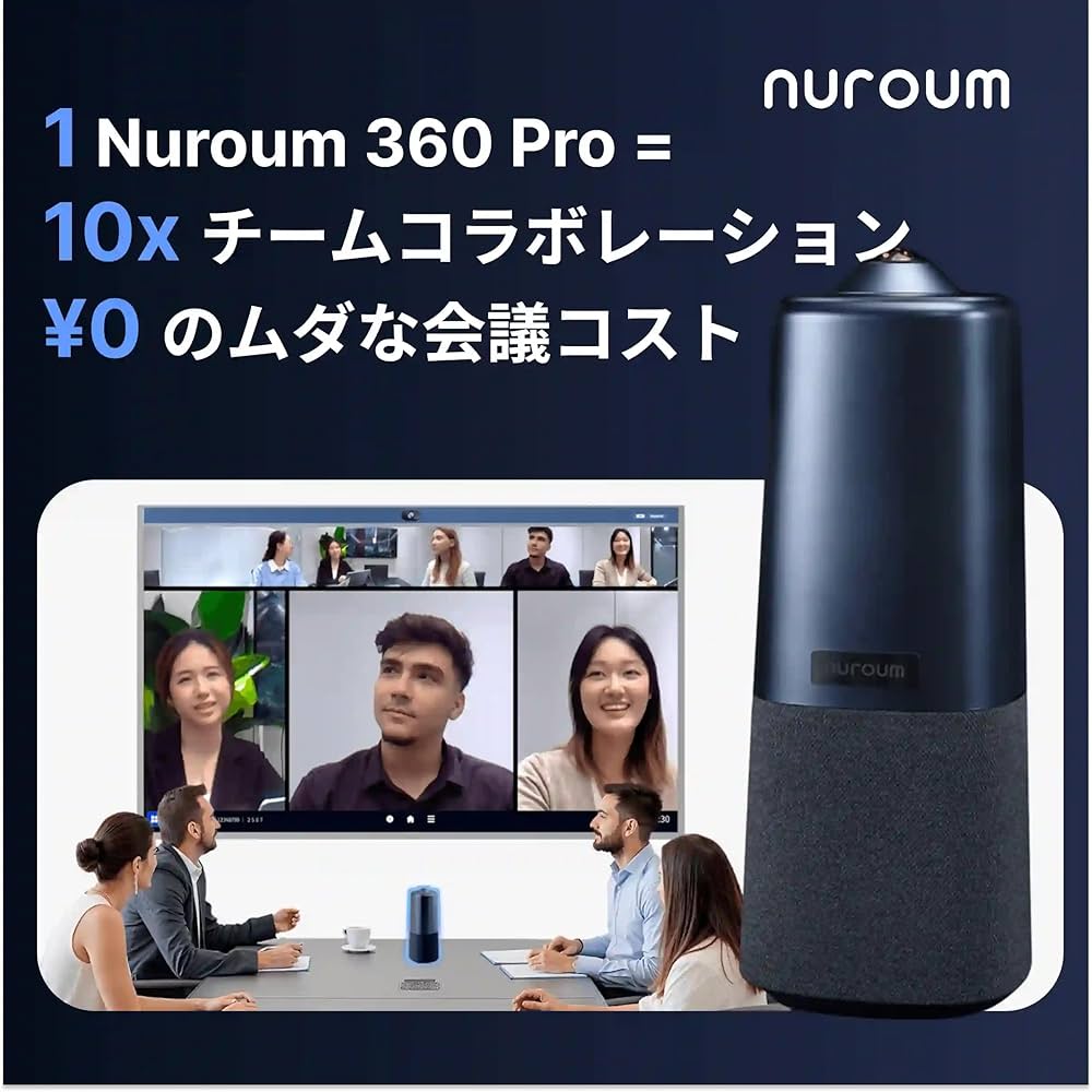 Amazon.co.jp: Nuroum 360 Pro ウェブカメラ web会議用 360°カメラ