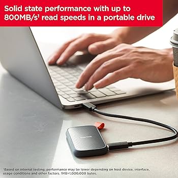 Amazon | SanDisk ポータブルSSD 1TB (読み取り速度最大800MB/秒、USB