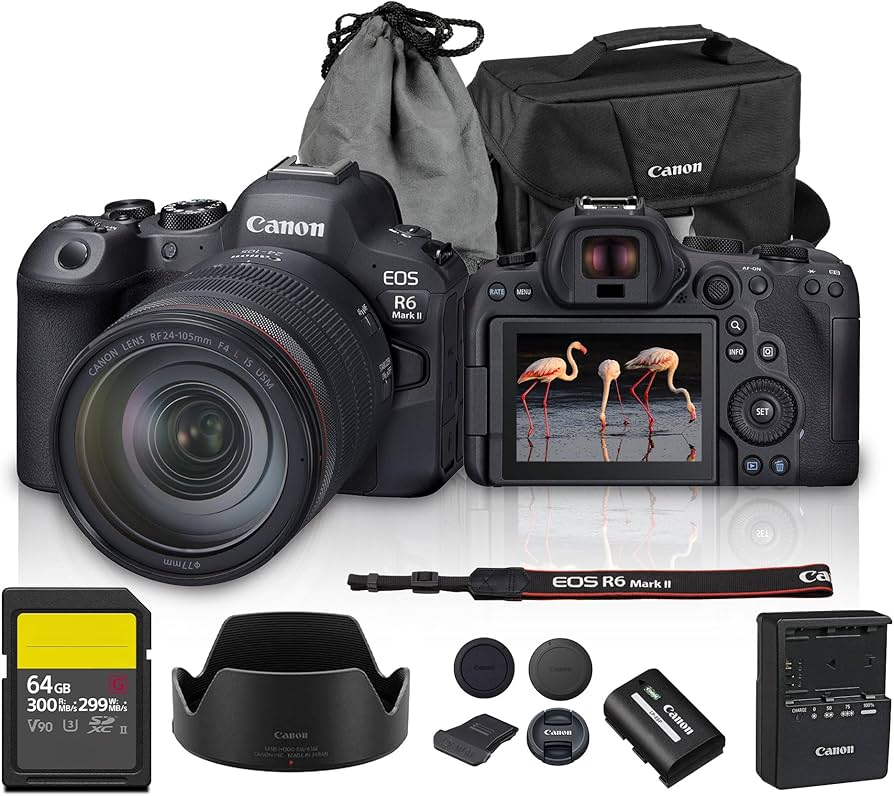 Amazon.com : Canon EOS R6 Mark II Mirrorless Camera Kit with RF 24
