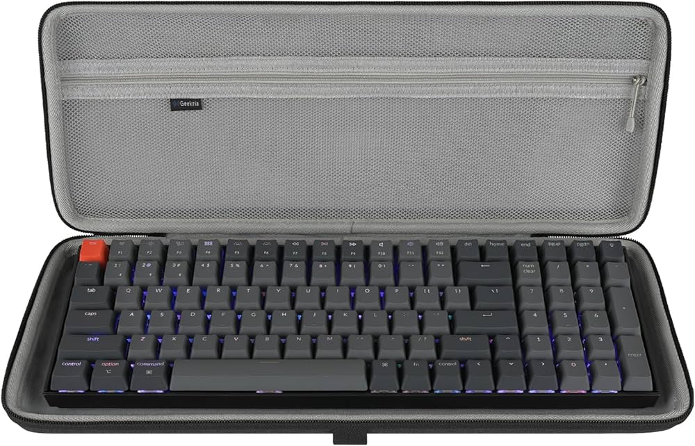 Amazon.co.jp: Geekria 90%-96% キーボードケース、100キー