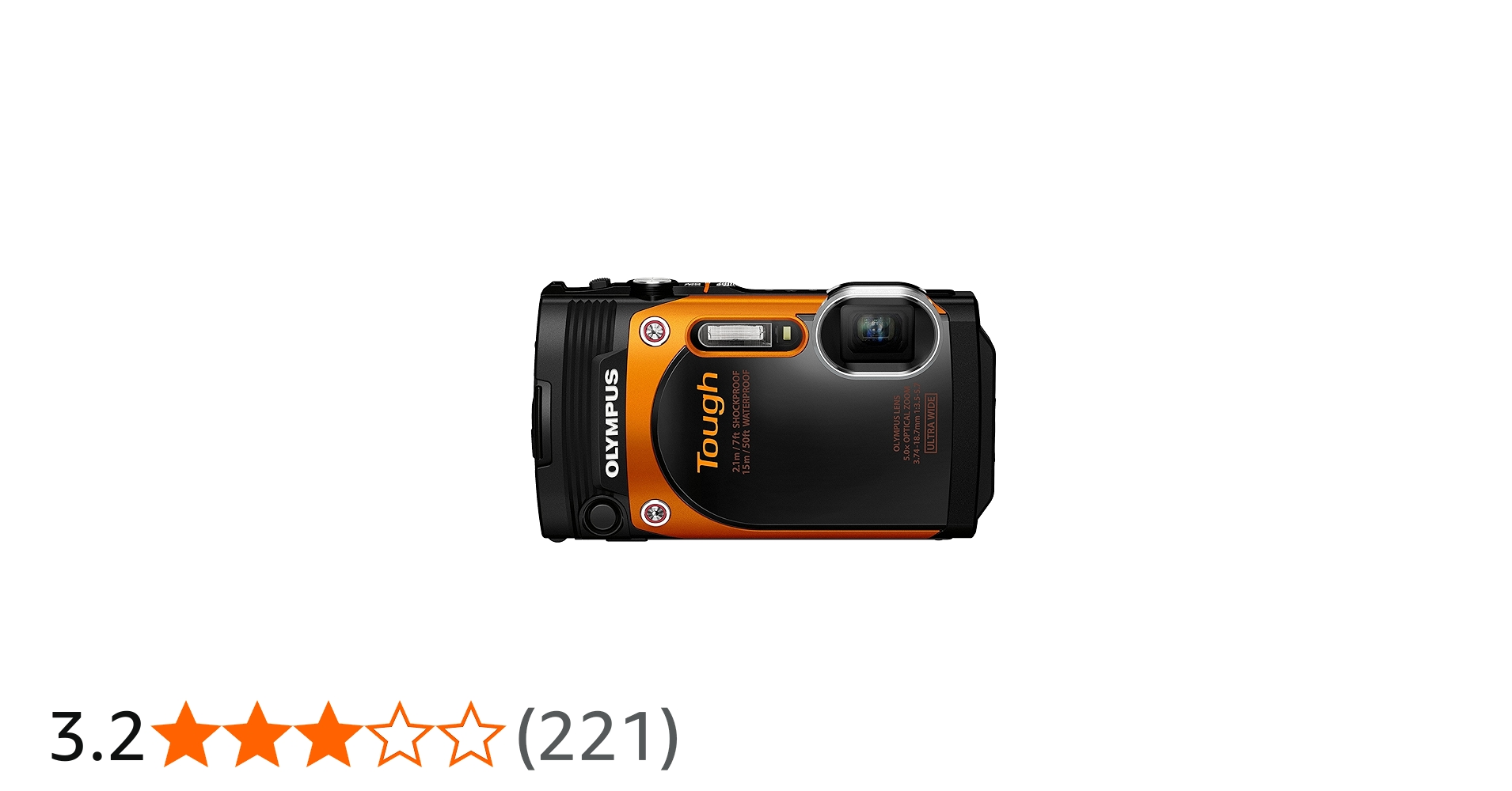 Amazon | OLYMPUS デジタルカメラ STYLUS TG-860 Tough オレンジ 防水