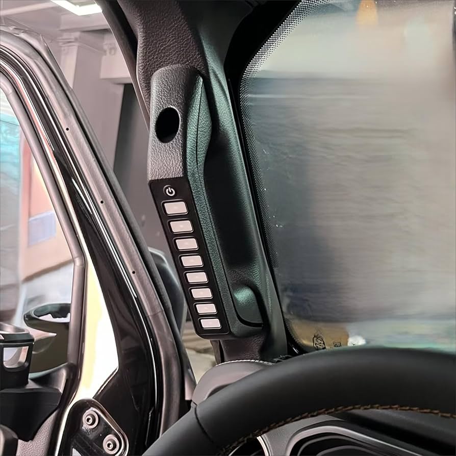 Voswitch JL810 Grab Handle Switch Panel for Jeep Wrangler JL 2024
