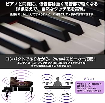 Amazon | ヤマハ YAMAHA 電子ピアノ Pシリーズ 88鍵盤 ブラック P