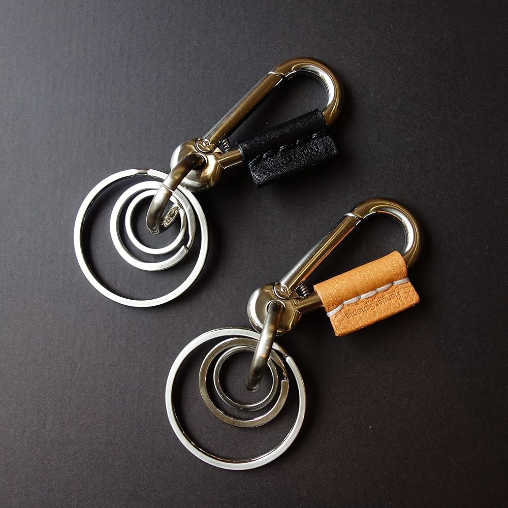 Amazon.co.jp: [エンダースキーマ] カラビナ キーホルダー (ブラック