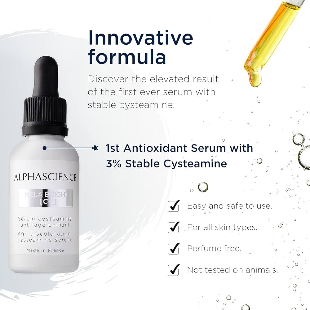 Amazon.com: ALPHASCIENCE Mela Bright [C+] Serum - Helps Enhance