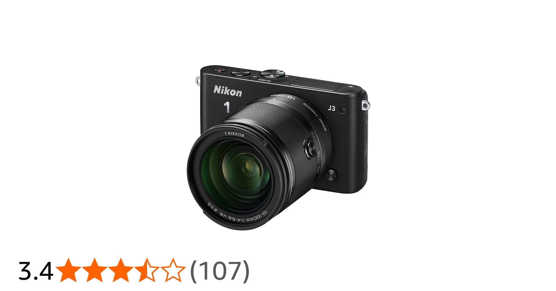 Amazon | Nikon ミラーレス一眼 Nikon 1 J3 小型10倍ズームキット1