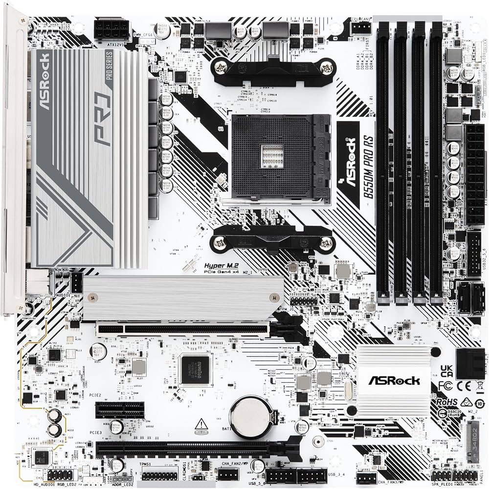 Amazon | ASRock マザーボード B550M Pro RS AMD Ryzen 5000 シリーズ