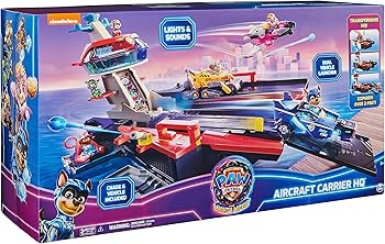 Amazon.com: Paw Patrol: The Mighty Movie, Aircraft Carrier HQ