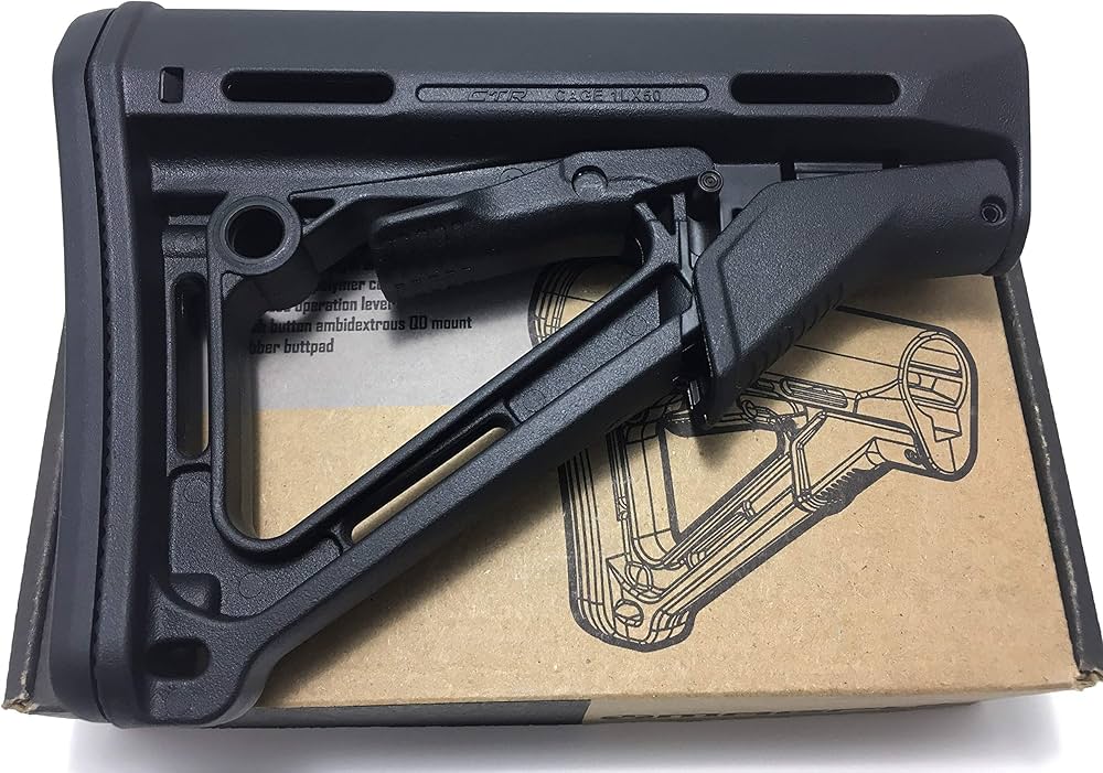 Amazon.co.jp: [実物] MAGPUL(マグプル) CTRストック Mil-Spec (Black