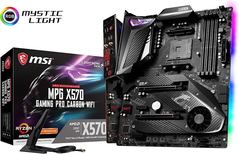 Amazon | MSI MPG X570 GAMING PRO CARBON WI-FI ATX マザーボード