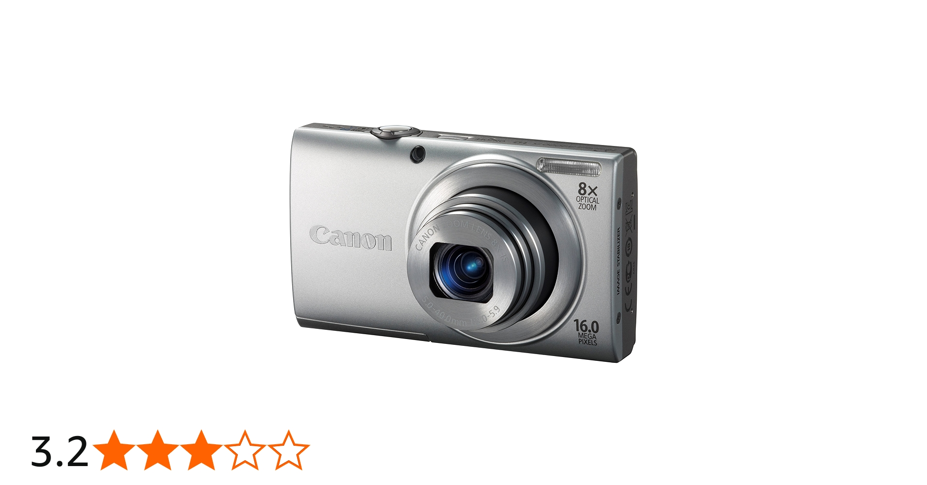 Amazon | Canon デジタルカメラ PowerShot A4000IS シルバー 1600万