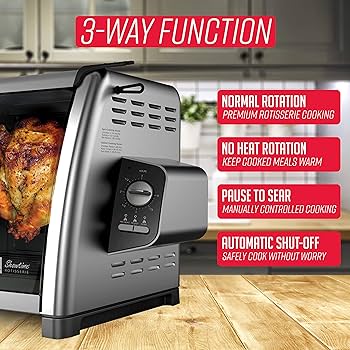 Amazon.com: Ronco Showtime Large Capacity Rotisserie & BBQ Oven