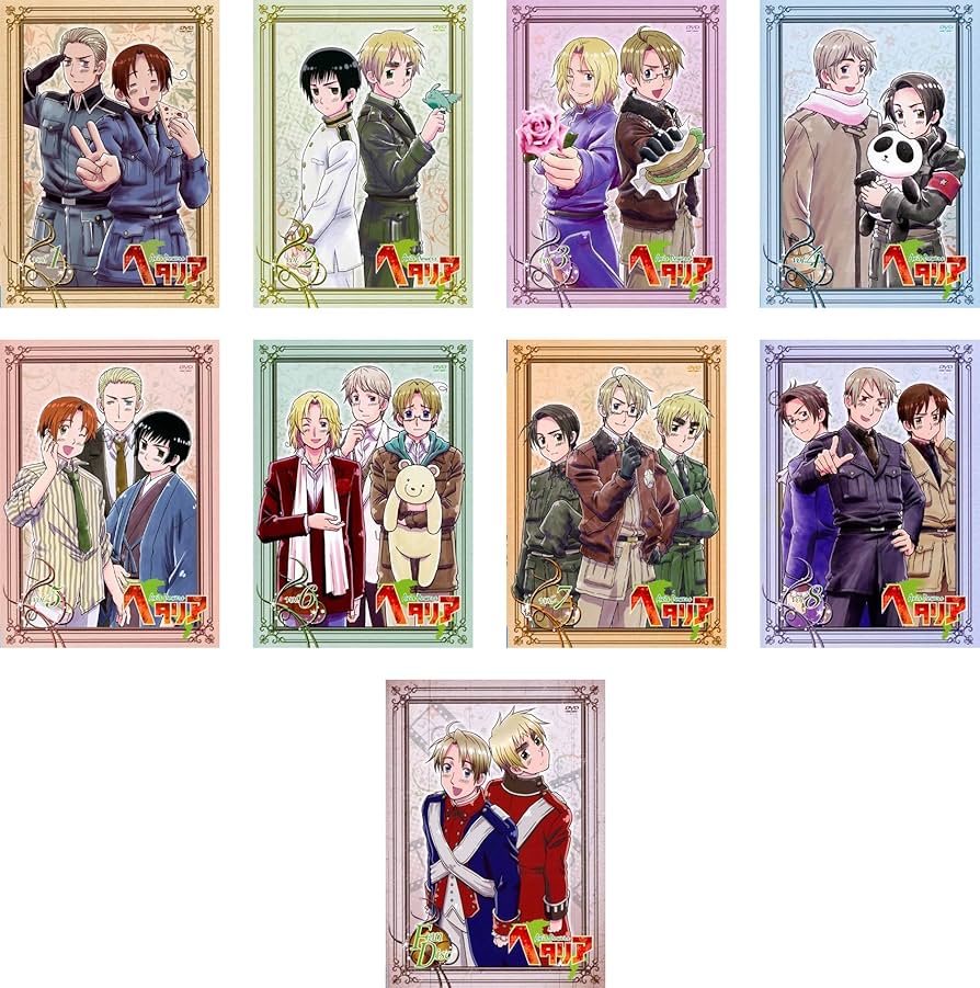 Amazon.co.jp: ヘタリア Axis Powers 全8巻 + ファンディスク