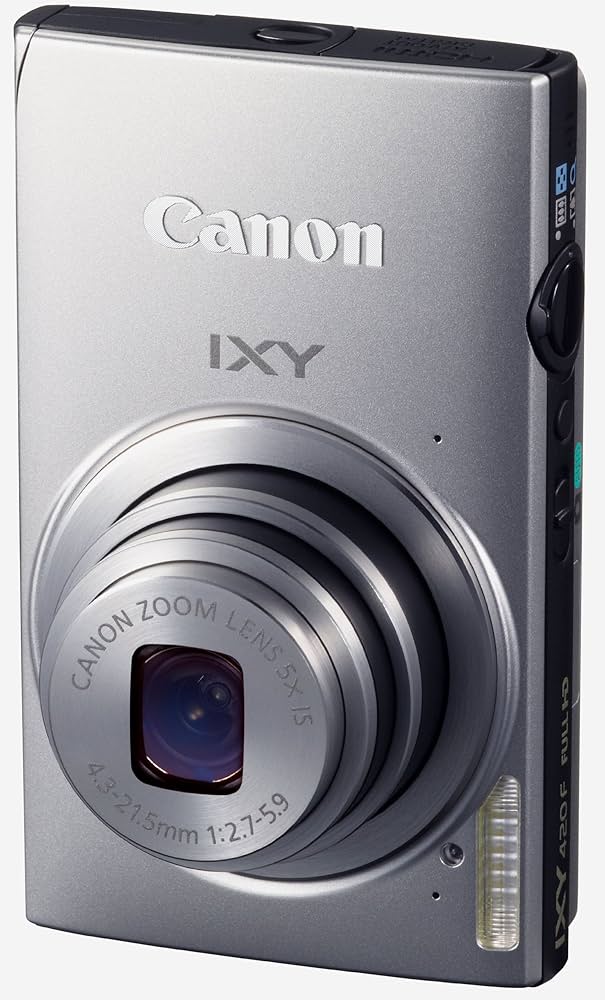 Amazon | Canon デジタルカメラ IXY 420F シルバー 光学5倍ズーム 広角
