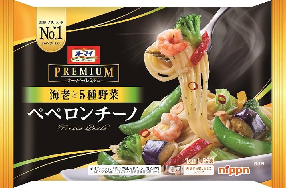 Amazon.co.jp: [冷凍] オーマイプレミアム 彩々野菜ペペロンチーノ